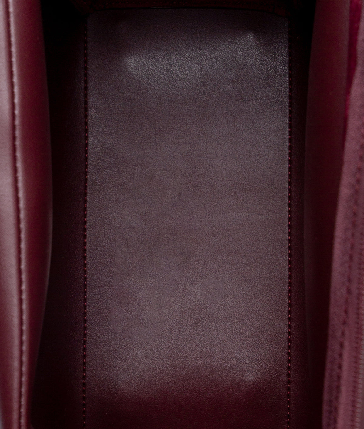 Burgundy suede mini messenger bag