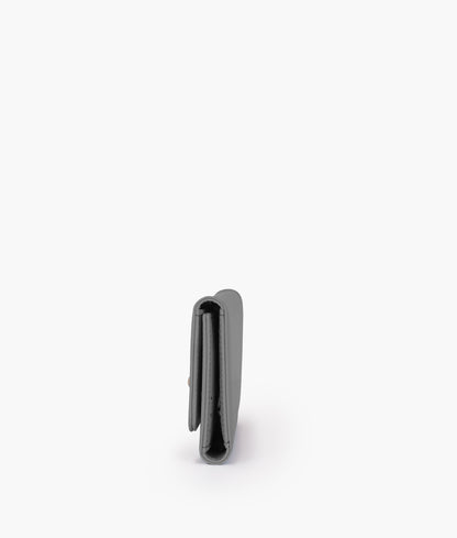 Grey three-fold wallet